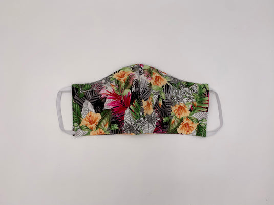 Tropical Floral Mask