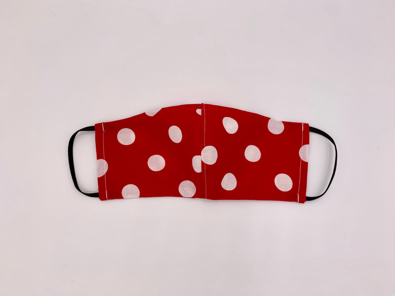 Load image into Gallery viewer, Red Polka Dot Mask
