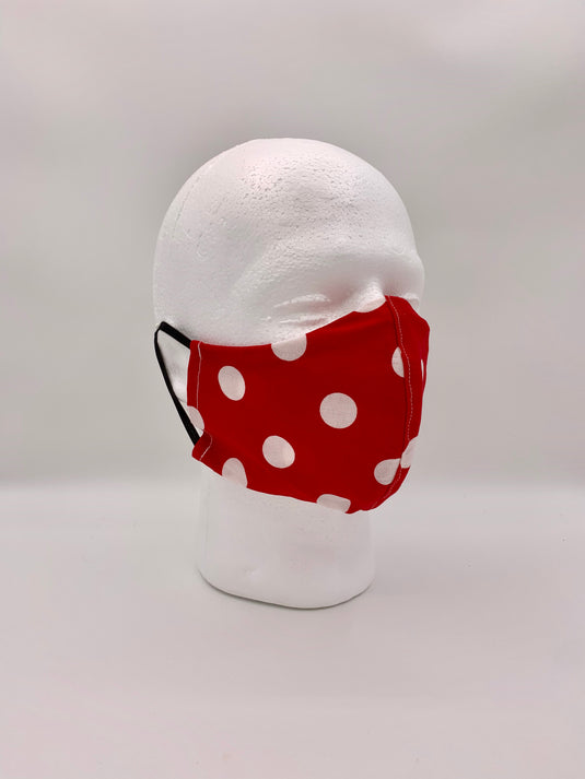 Red Polka Dot Mask